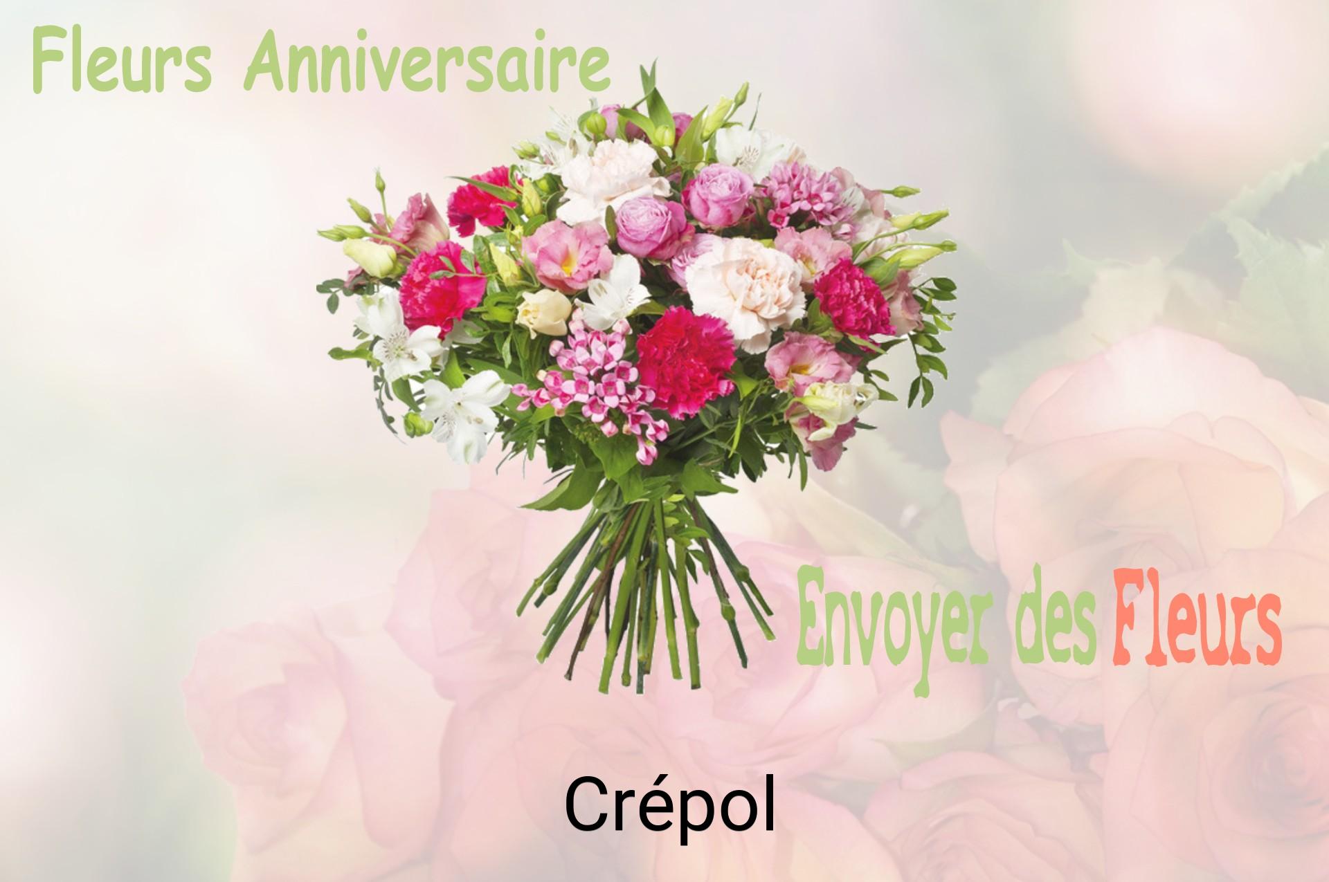 Bouquet de fleurs d’anniversaire livré à Crépol